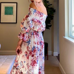 NWT MISA Los Angeles off the shoulder dress